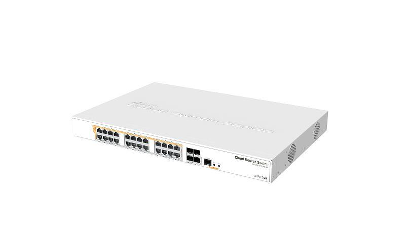 CRS328-24P-4S+RM-MikroTik CRS328-24P-4S+RM with RouterOS L5 Firewall Router Switch